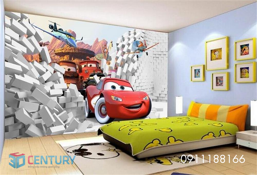 Gạch ốp tường 3D cho trẻ Giá bán: 1.800.000đ